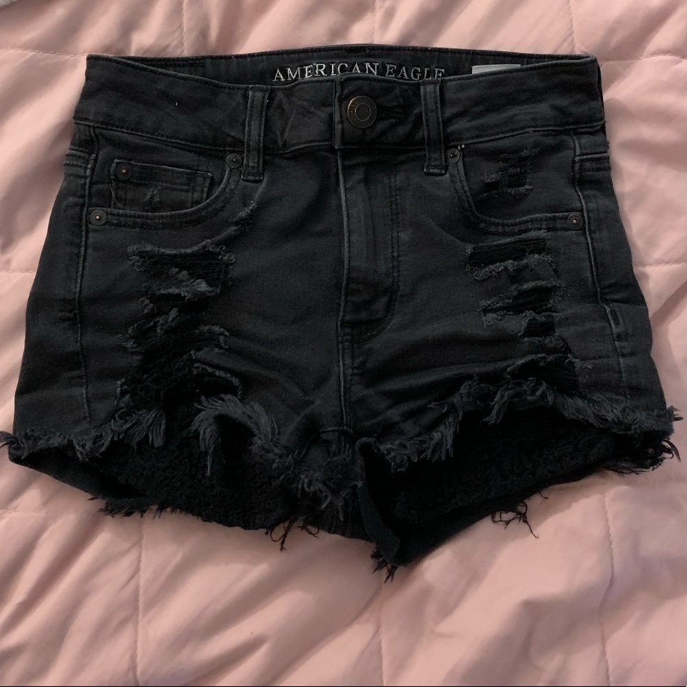 Distressed High Rise Festival Shorts